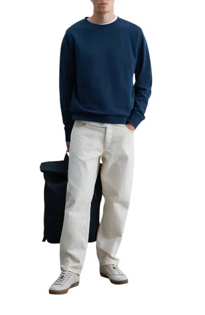 Scalpers Embossed Logo Sweatshirt In Blue