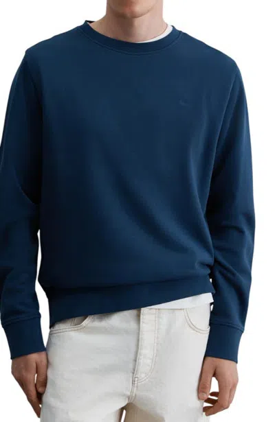 Scalpers Embossed Logo Sweatshirt In Blue