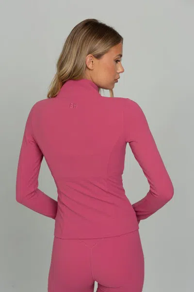 Gold Hinge Strydeform Jacket In Raspberry In Pink