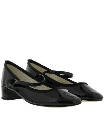 Shop Repetto Rose Mary Jane In Black