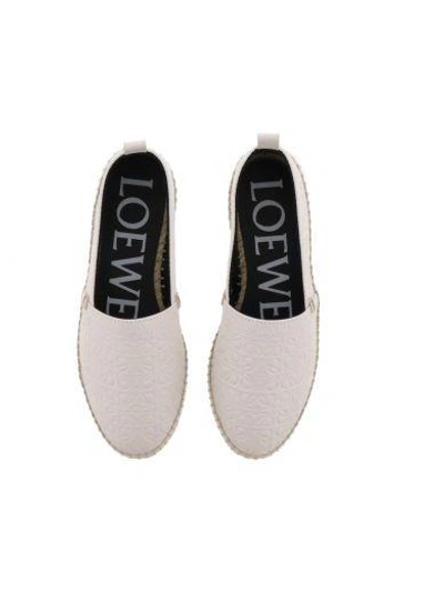 Shop Loewe Espadrilles In White