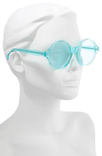 Celine Round Frame Sunglasses In Blue
