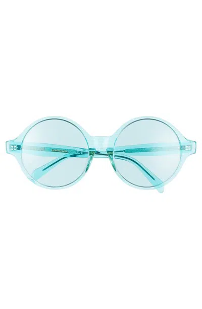 Celine Round Frame Sunglasses In Blue