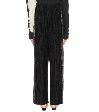 Shop Haider Ackermann Plissé Trousers In Black