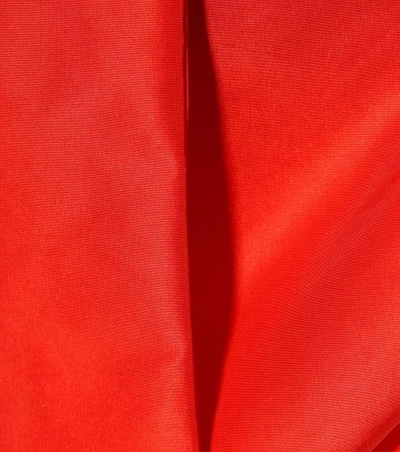 Shop Peter Pilotto Panelled Taffeta Top In Red
