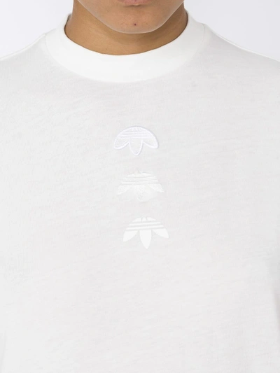 Shop Adidas Originals By Alexander Wang Long Sleeve Logo Tee-shirt