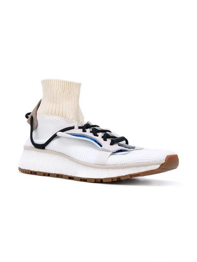 Shop Adidas Originals Run Sock Sneakers In White