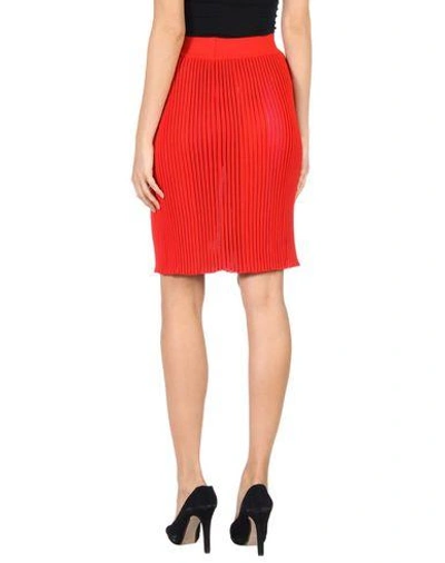 Shop Sonia Rykiel Knee Length Skirt In Red