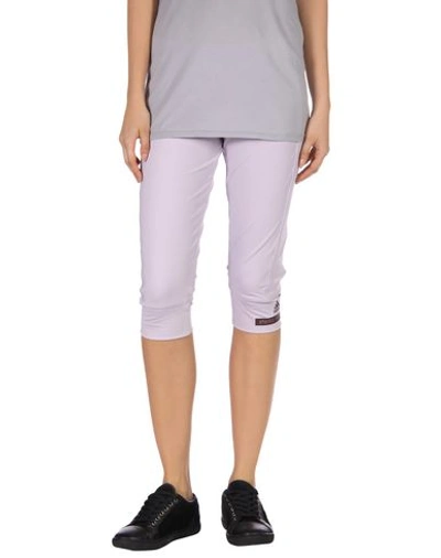 Adidas By Stella Mccartney Cropped Pants & Culottes In Lilac