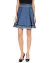 ALEXANDER MCQUEEN Denim skirt,42542302UA 4