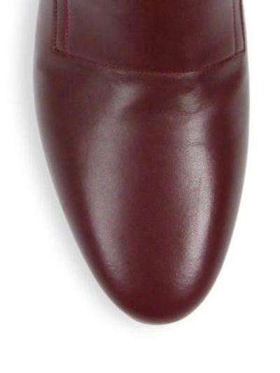 Shop Pierre Hardy Jacno Illusion Mules In Burgundy