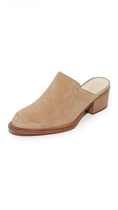 Shop Rag & Bone Weiss Mules In Dune