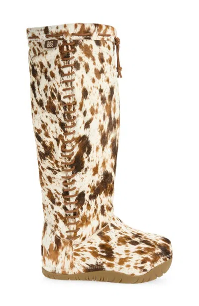 Ugg (r) Bucked Tall Genuine Calf Hair Boot In Neutral | ModeSens