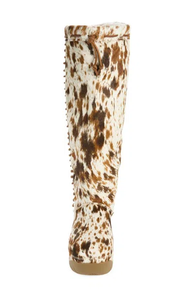 Ugg (r) Bucked Tall Genuine Calf Hair Boot In Neutral | ModeSens