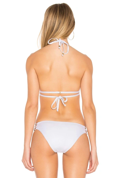 Shop Ella Moss Juliet Solids Triangle Bikini Top In White