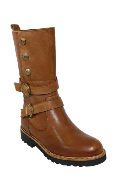 David Tate Mystic Leather Boot In Multi