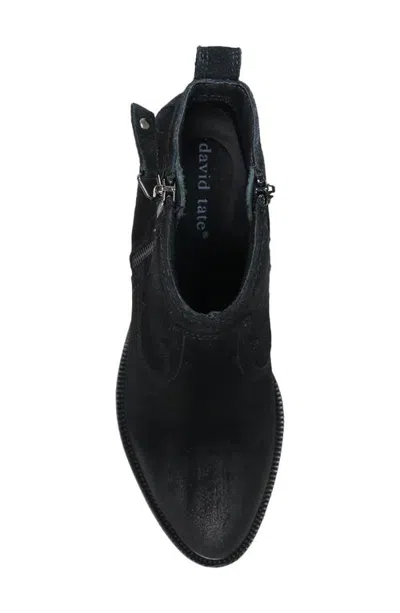 David Tate Friendly Leather Bootie In Multi