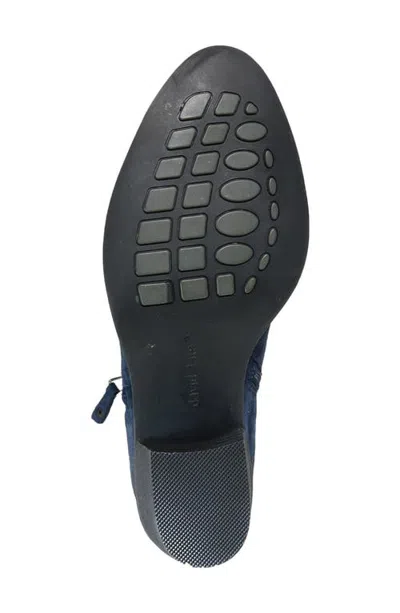 David Tate Friendly Leather Bootie In Multi