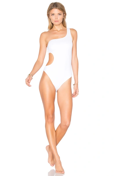 Milly Italian Solid Guana One Piece In White