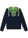 GUCCI Wool sweater with tiger,410406X131812085416