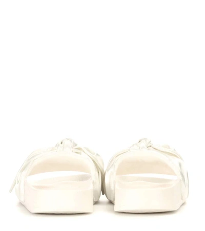Shop Fenty X Puma Bow Slides In White