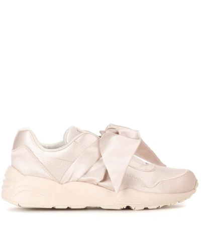 Shop Fenty X Puma Bow Sneakers In Pink