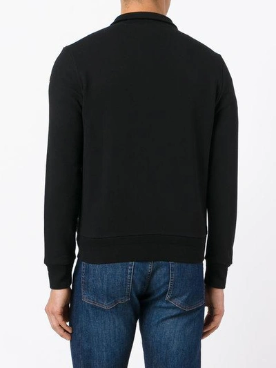 Shop Moncler Padded Front Zip Sweatshirt