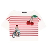 DOLCE & GABBANA EMBELLISHED COTTON T-SHIRT