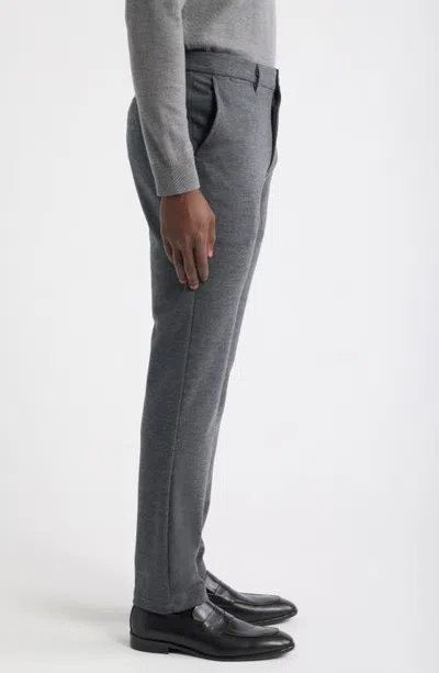 Bugatchi Flat Front Wool Blend Chino Pants In Multi