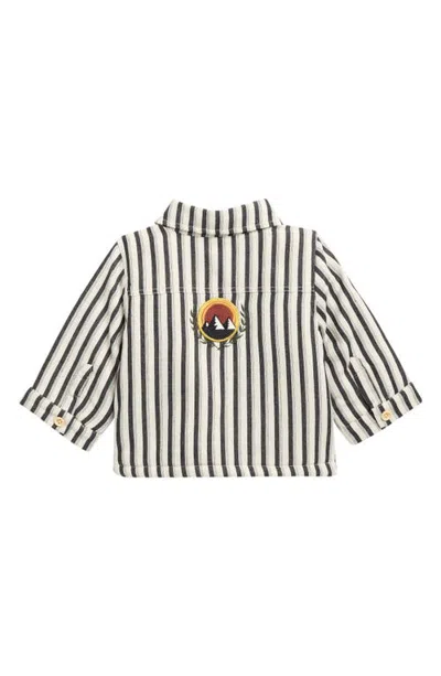 Tiny Tribe Kids' Patches Jacket In Ivory Multi