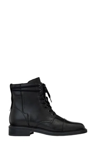 Allsaints Elspeth Leather Boot In Black