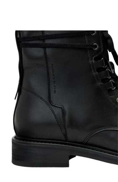 Allsaints Elspeth Leather Boot In Black