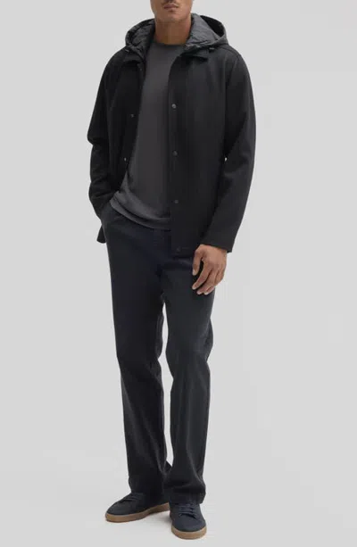Robert Barakett Rizzo Front Snap Jacket In Black