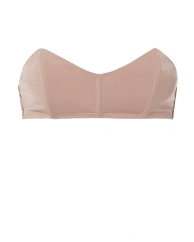 Fleur Du Mal Bandeau Blush Bra