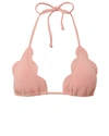 MARYSIA Broadway Triangle Pink Bikini Top,ST071/PNKTOP