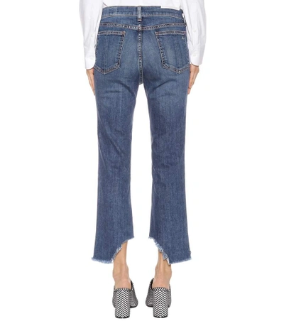 Shop Rag & Bone Capri Cropped Jeans In Blue