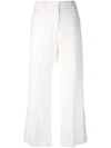 CALVIN KLEIN COLLECTION WIDE LEG CROPPED TROUSERS,W72P0333WC05012018486