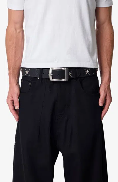 Mnml Star Stud Leather Belt In Multi