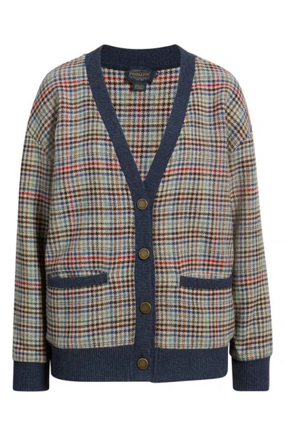 Pendleton Eagle River Cardigan In Neutral