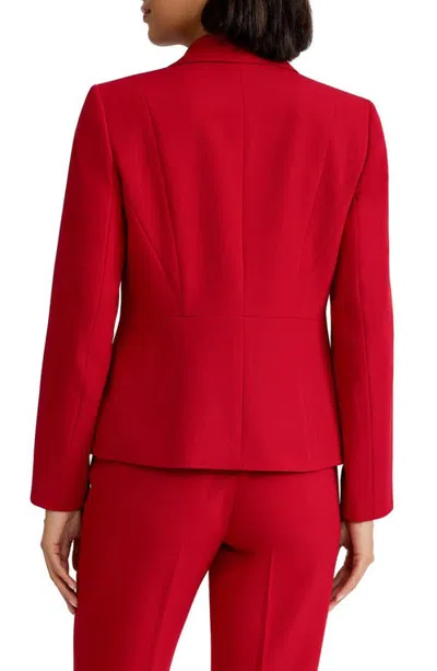 Kasper One-button Blazer In Red