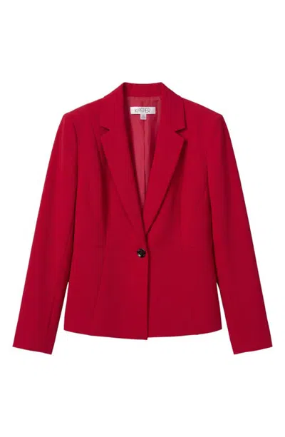Kasper One-button Blazer In Red