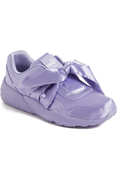 Shop Puma Fenty  By Rihanna Bow Sneaker In Purple