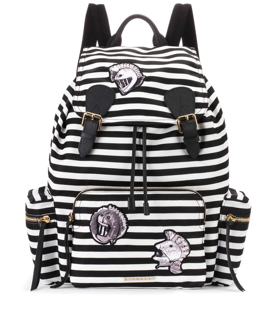 striped rucksack