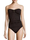 CALVIN KLEIN Solid Bandeau Maillot,0400094116139