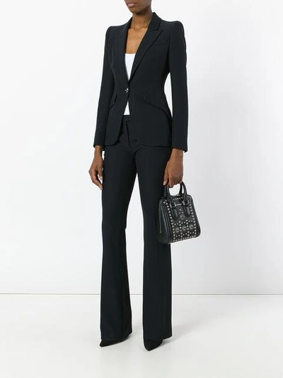 Alexander Mcqueen Small Heroine Embellished Leather Crossbody Bag