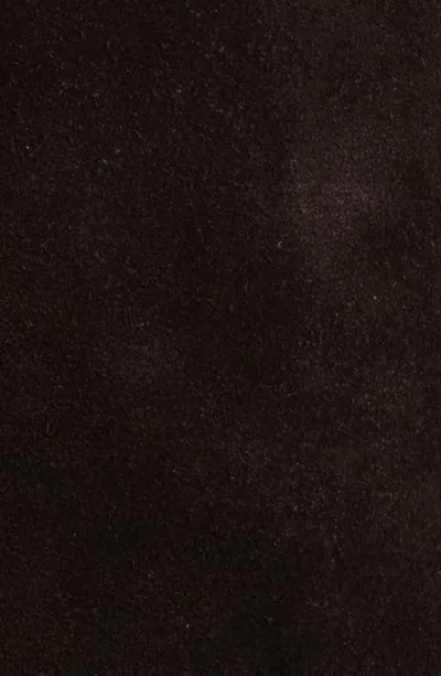 Frye Cow Split Leather Jacket In Brown