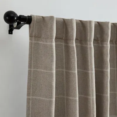 Threadmade Sawyer Window Panel In Gray