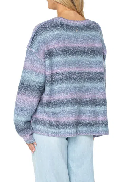 Roxy Cold Front Crewneck Sweater In Blue