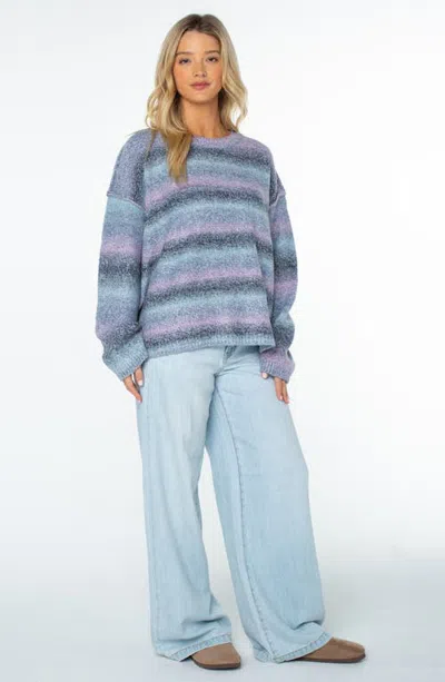 Roxy Cold Front Crewneck Sweater In Blue