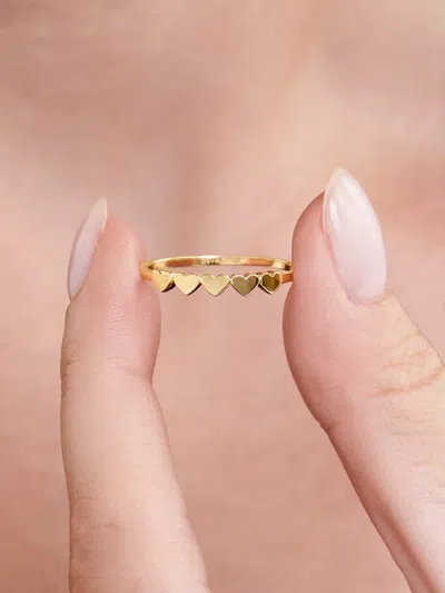 Devata Heart Ring In Transparent